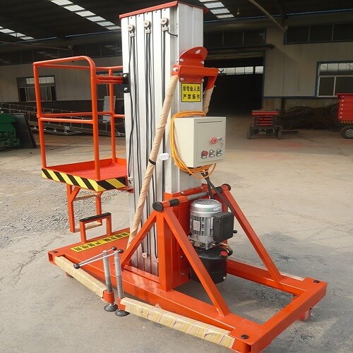 鋁合金液壓升(sheng)降機